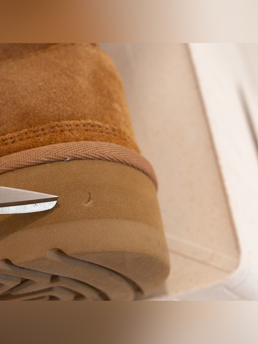 UGG Neumel Platform Strap Boots Chestnut Suede | Size 6 | GUC - Picture 7 of 8